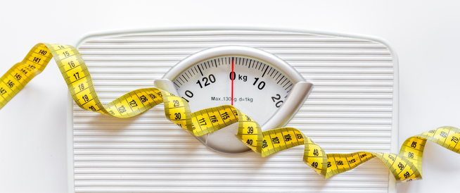 انخفاض وزن الجسم عن المعدل الطبيعي