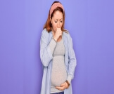 مخاطر الكحة للحامل في الشهر التاسع