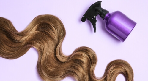 بخاخ لعلاج فراغات الشعر: حلول منزلية وطبية