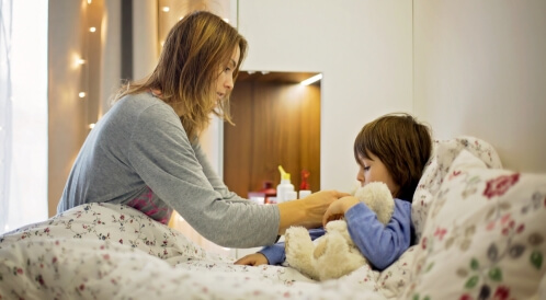 علاج التهاب اللوزتين عند الأطفال بدون مضاد