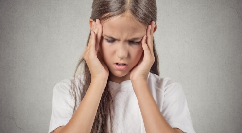 علاج الصداع عند الأطفال