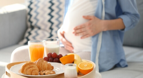 جدول غذائي للحامل بتوأم