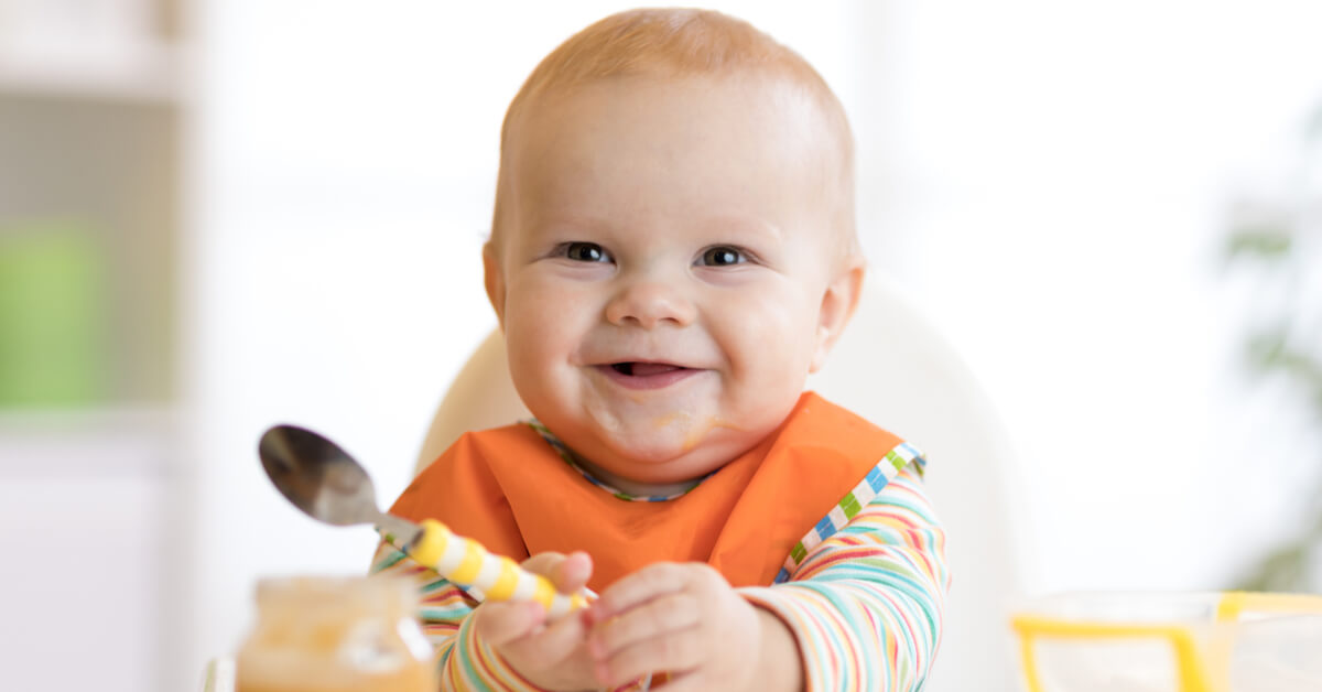 طعام الطفل في الشهر الرابع بالصور ويب طب