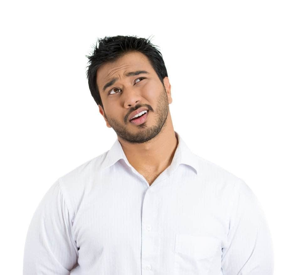 شخص حائر