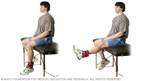 تمرين تمديد الركبة