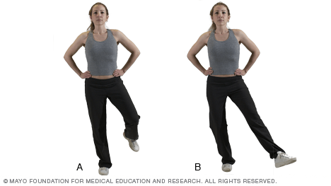 التوازن على ساق واحدة