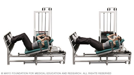 تمرين ضغط الساقين