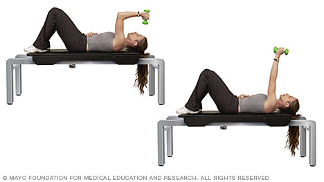 تمرين تمديد العضلة الثلاثية