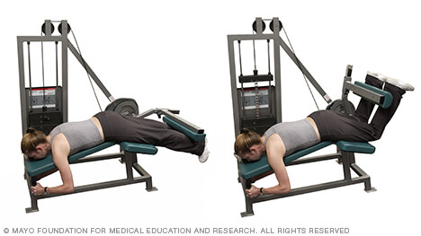 ثني العضلات المأبضية